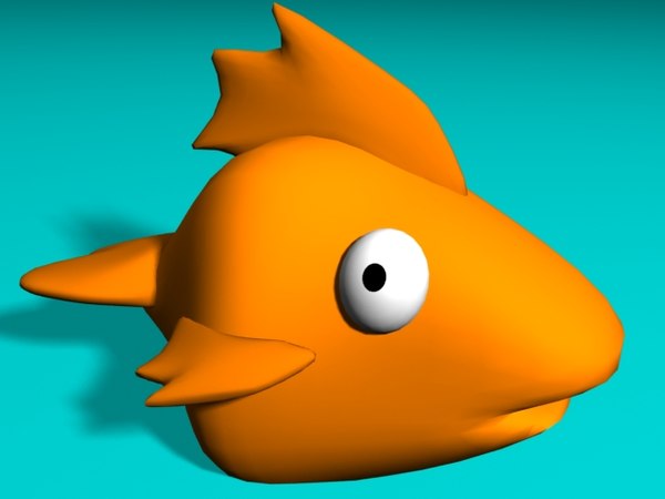 simple fish cartoon lwo