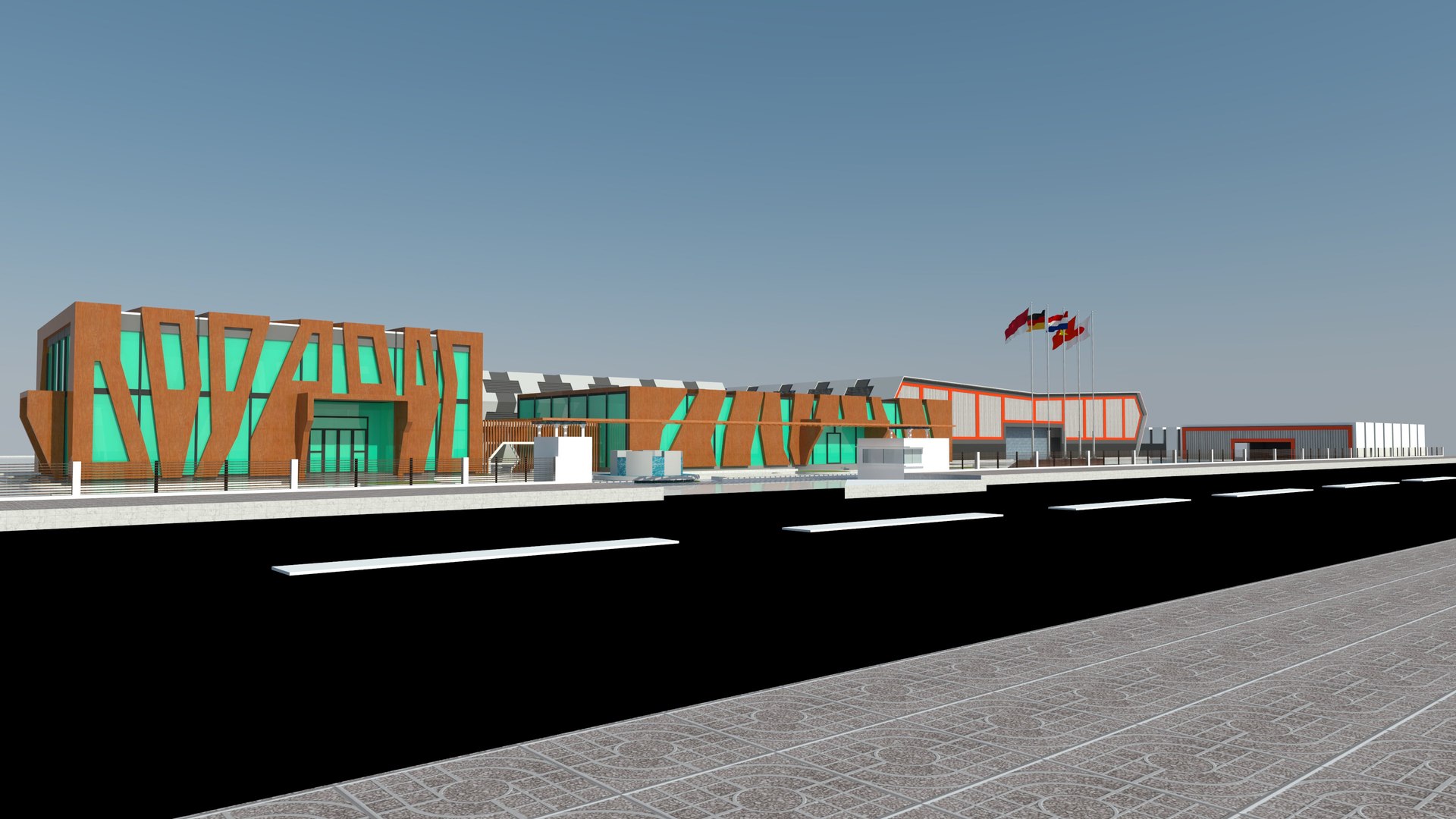 3D Factory Building Model - TurboSquid 1274314