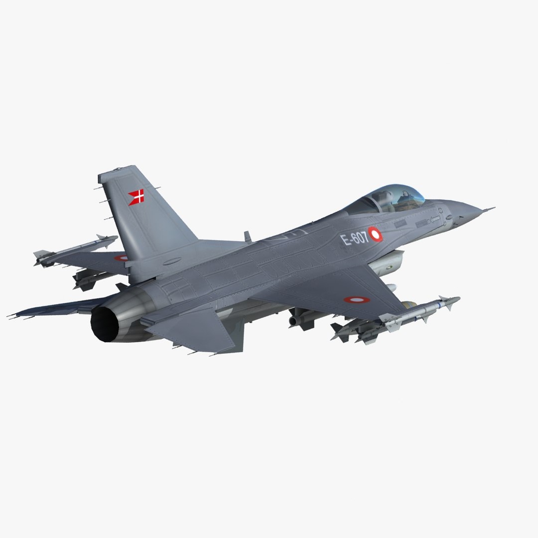 3ds max f16 falcon fighter rdaf