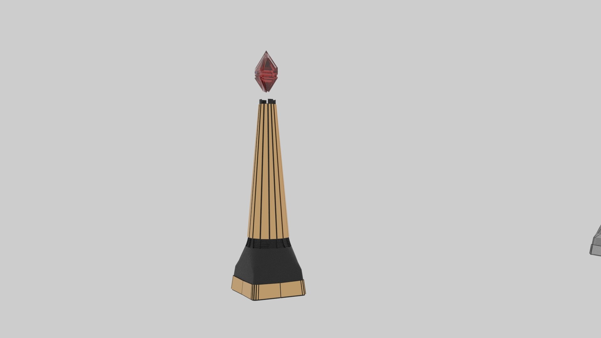 3D Model Columns Egyption Gold - TurboSquid 1969971