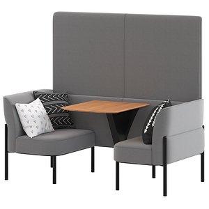 3D Herman Miller Hue Lounge Furniture3