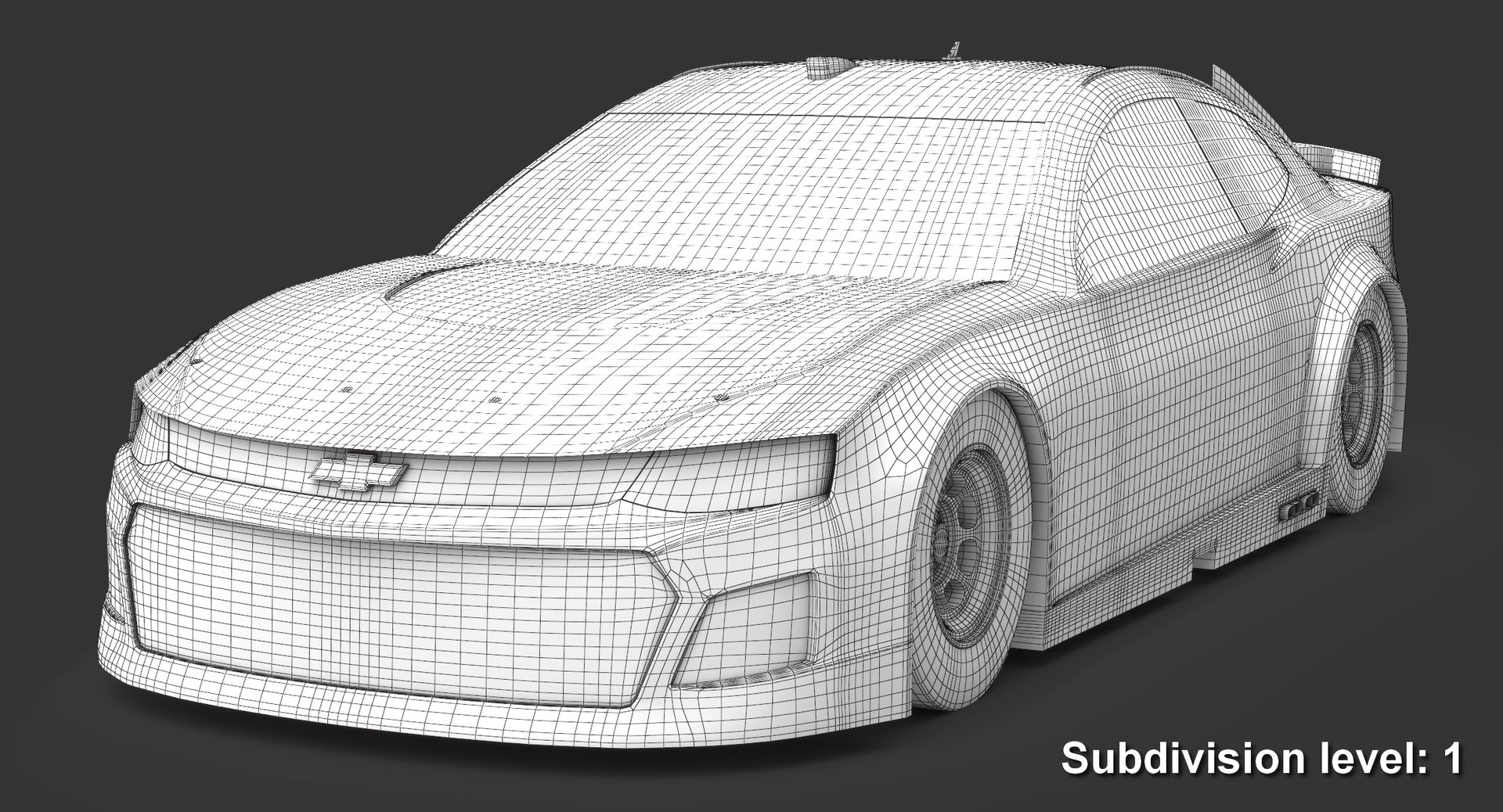 Nascar Chevrolet Camaro Race Car 3D Model - TurboSquid 1326037