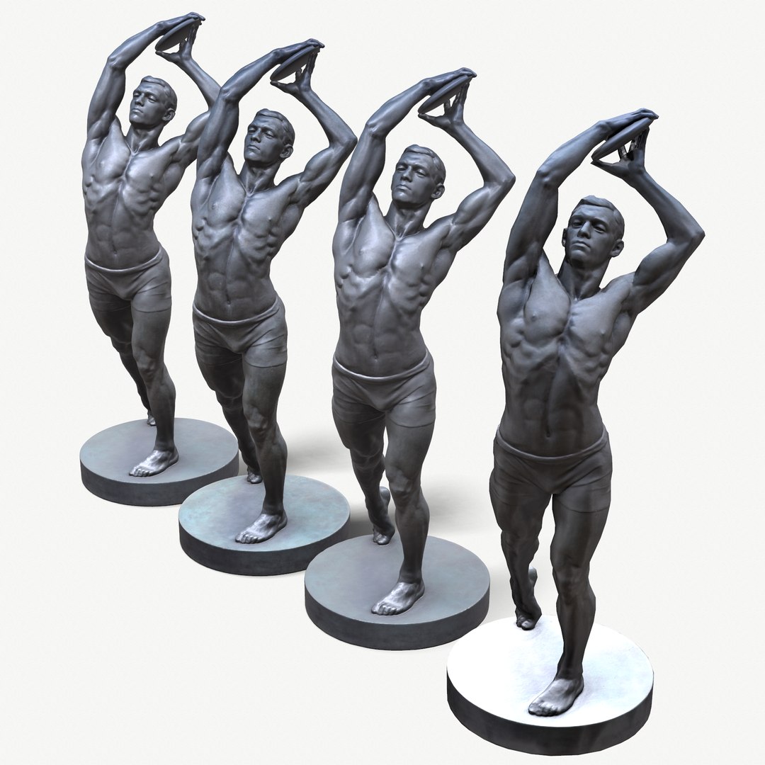 Discus thrower 3D - TurboSquid 1752210
