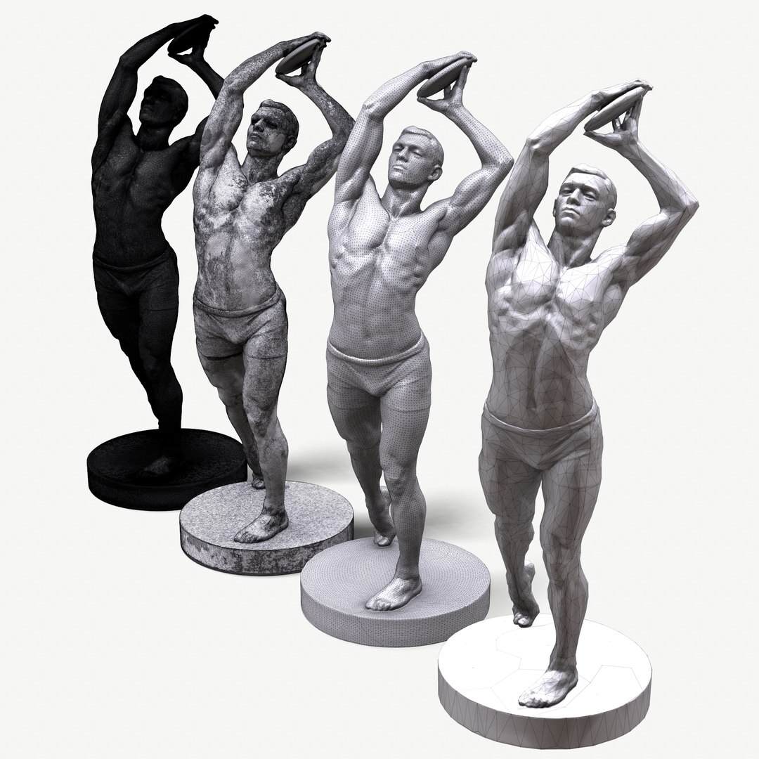 Discus thrower 3D - TurboSquid 1752210