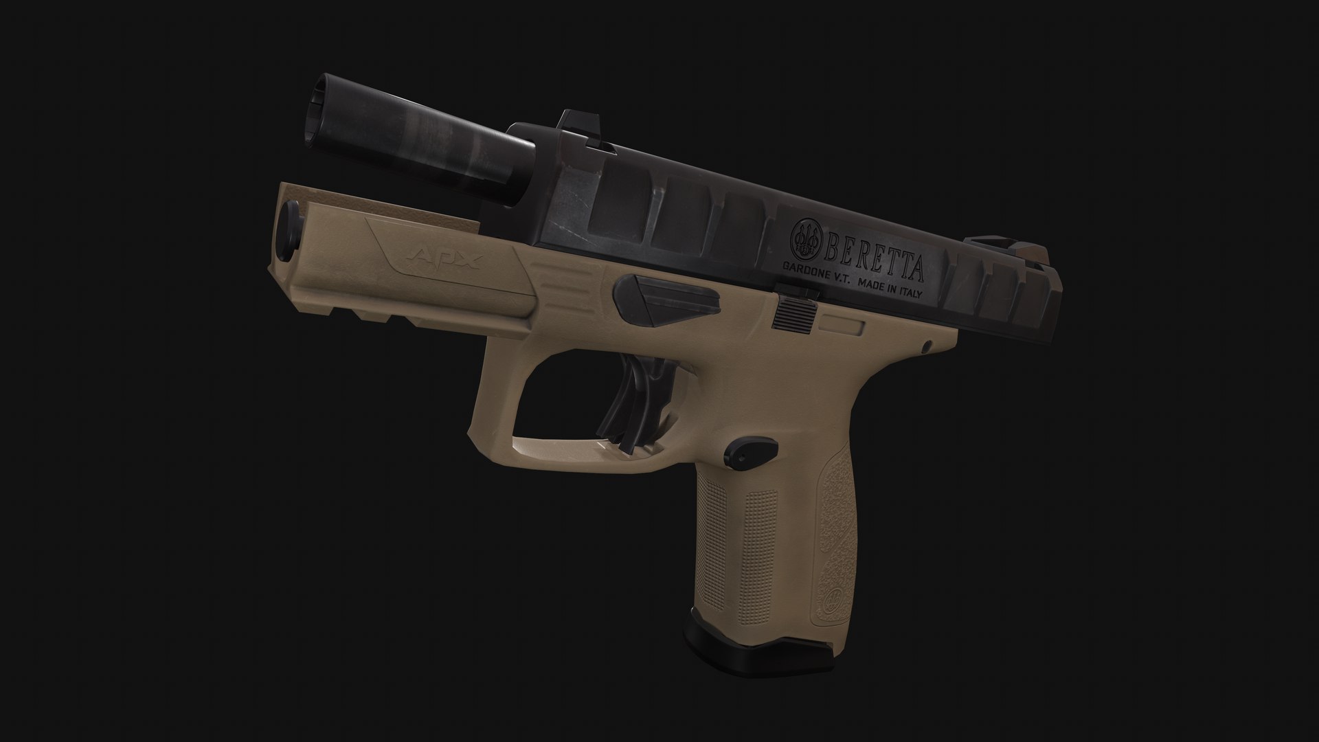 Beretta APX Centurion 3D model https://p.turbosquid.com/ts-thumb/7a/KuQl2C/n8/023_camera1/png/1669828685/1920x1080/fit_q87/d0a76a47e425fae25640f0c6a6427b3dcfdce1ea/023_camera1.jpg