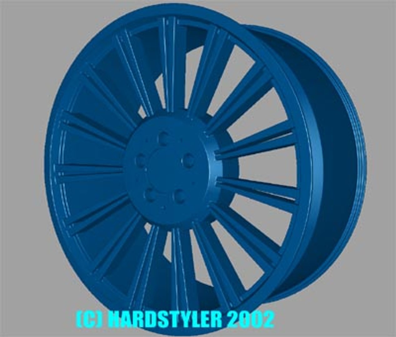 wire rim 3d model