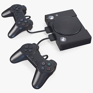old gaming console controller 3D model