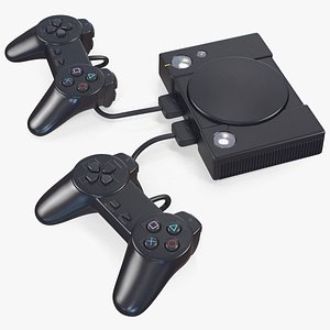 Old Gaming Console with Controller