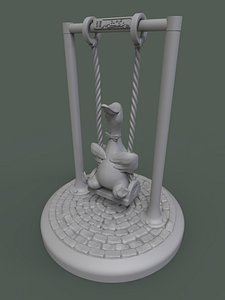duck swing cute 3D