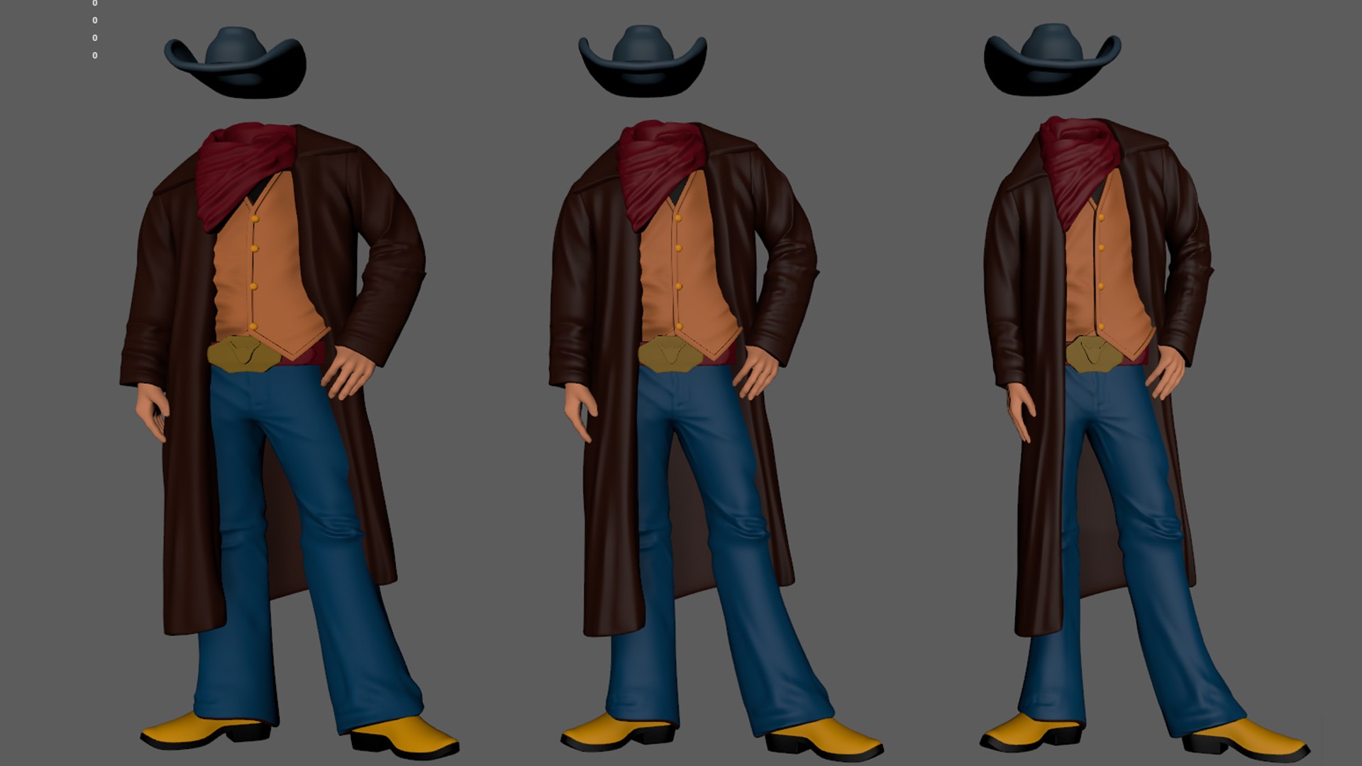 3D cowboy costume ready print model https://p.turbosquid.com/ts-thumb/7a/TSFKAj/07/1/jpg/1617168819/1920x1080/fit_q87/ffb3f5538740c0a16da9a98841b71742cda27d96/1.jpg