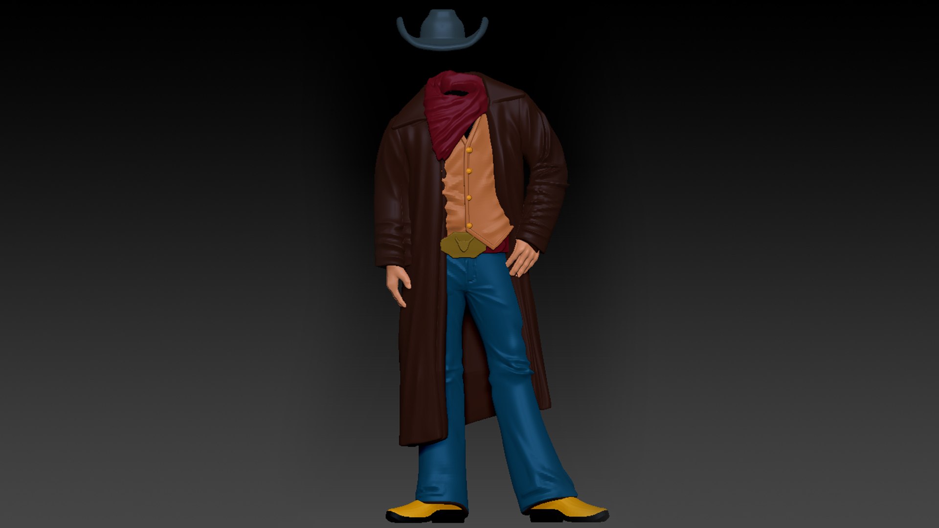 3D cowboy costume ready print model https://p.turbosquid.com/ts-thumb/7a/TSFKAj/NH/8/jpg/1617168822/1920x1080/fit_q87/01f82ee6f217cfd1df9e0890f402548e89bfbb56/8.jpg