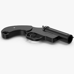 3D Flare Gun model
