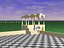 escher illusion building 3d model