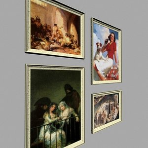 picture frame 3d model
