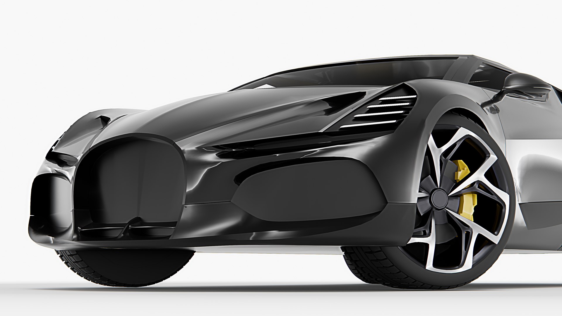 3D Model Bugatti W16 Mistral Rigged - TurboSquid 2639986