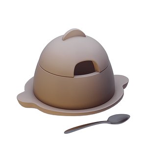 Jam-eating pot model