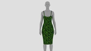 3D Womens Dress - Female Outfit Clothes