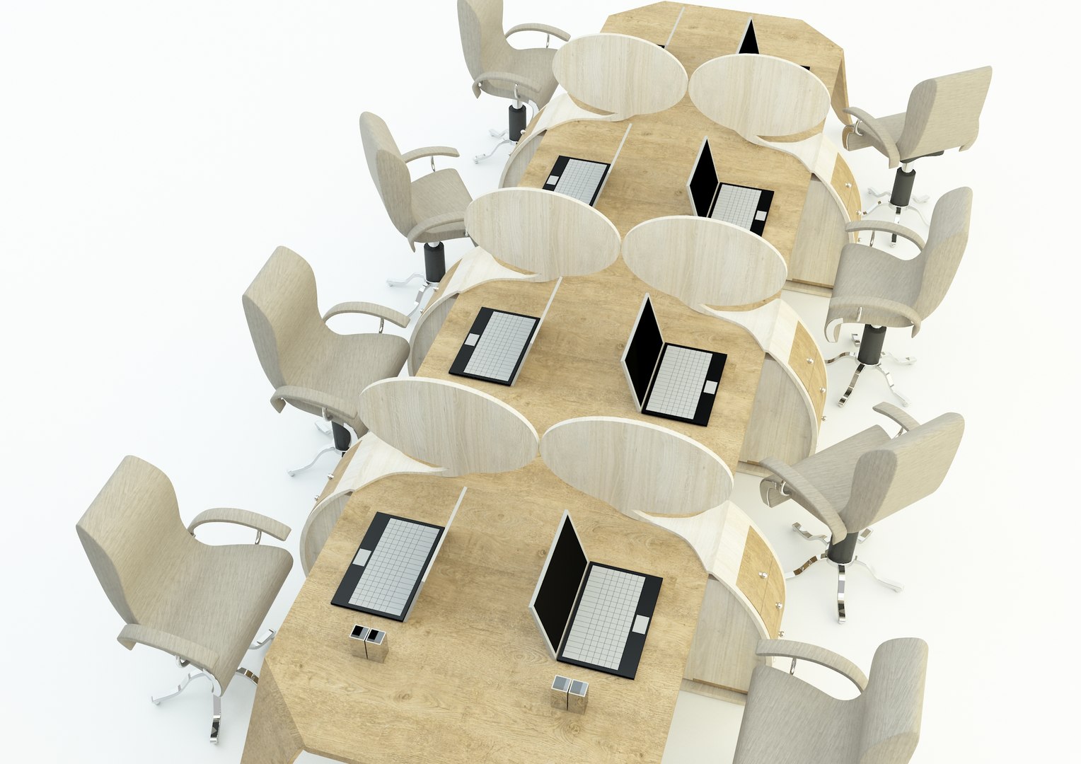 Office Desk 3d Model 3D - TurboSquid 2067888