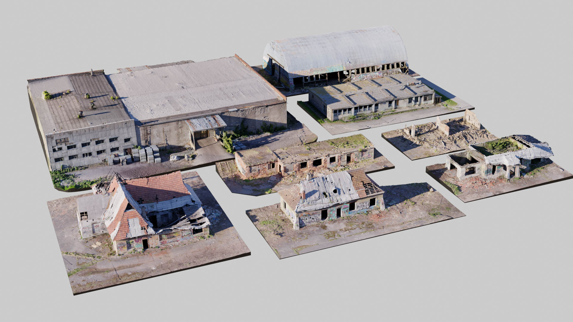 3D Abandoned-Soviet-Base-Kitbash Model - TurboSquid 2237254