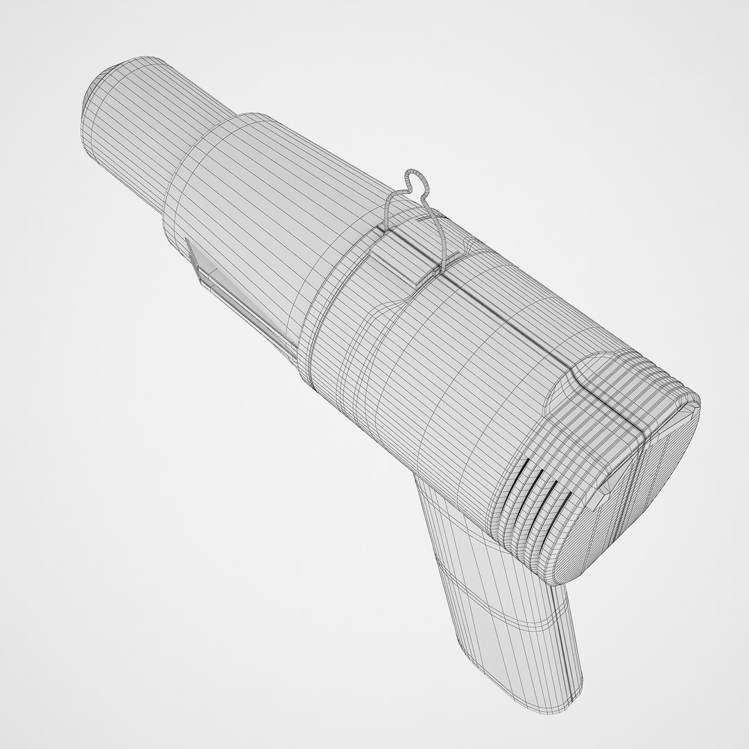 3D Industrial Heat Gun Model - TurboSquid 1276240