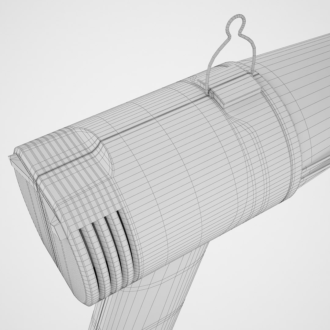 3D Industrial Heat Gun Model - TurboSquid 1276240