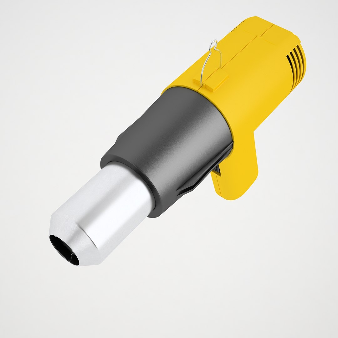 3D Industrial Heat Gun Model - TurboSquid 1276240
