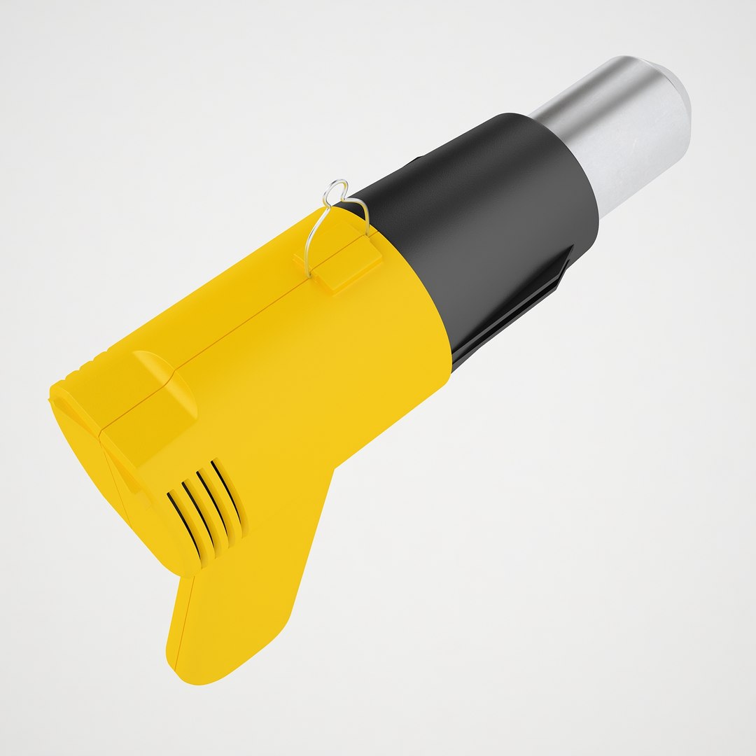 3D Industrial Heat Gun Model - TurboSquid 1276240