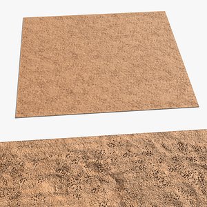 Soil Terrain with Embankment 3D