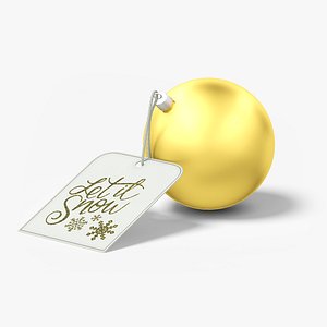 Gold Christmas Bauble