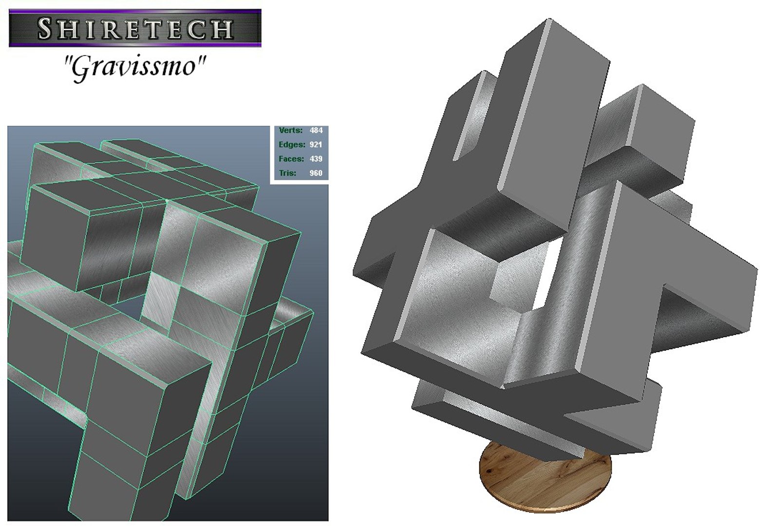 3D Model Metal Art Sculpture 07 - TurboSquid 1260563