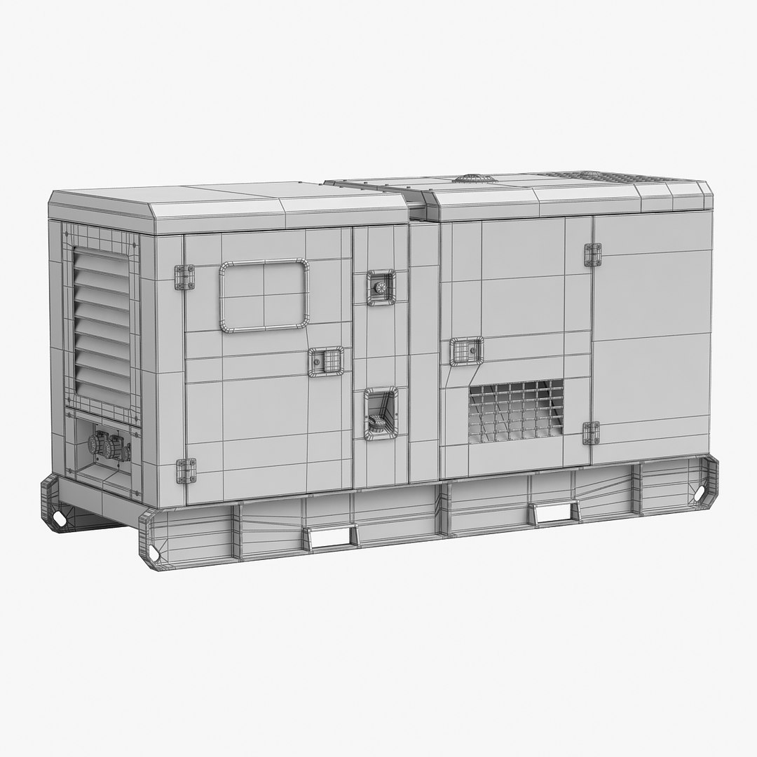 Generator Power Model - TurboSquid 1563667