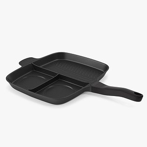 Masterpan 3 Section Grill Griddle Skillet