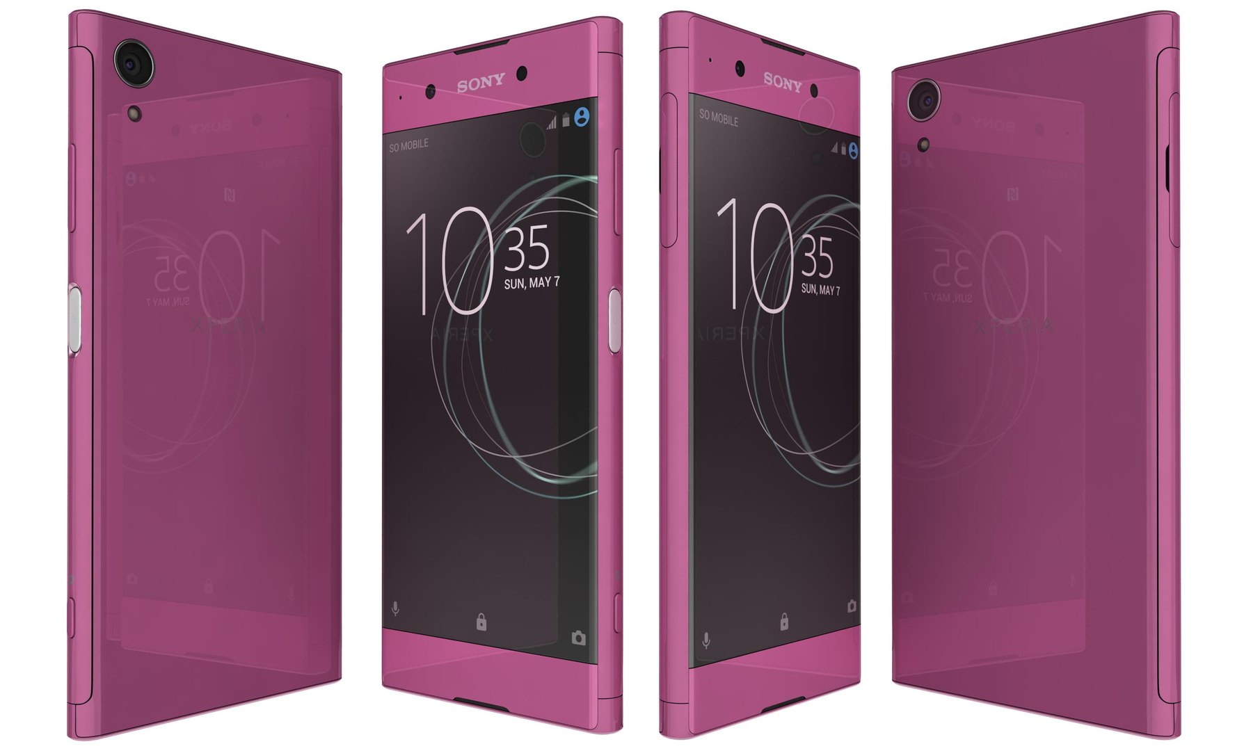 sony xperia xa1 pink