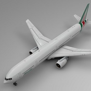 3D model alitalia boeing 777-300er l563