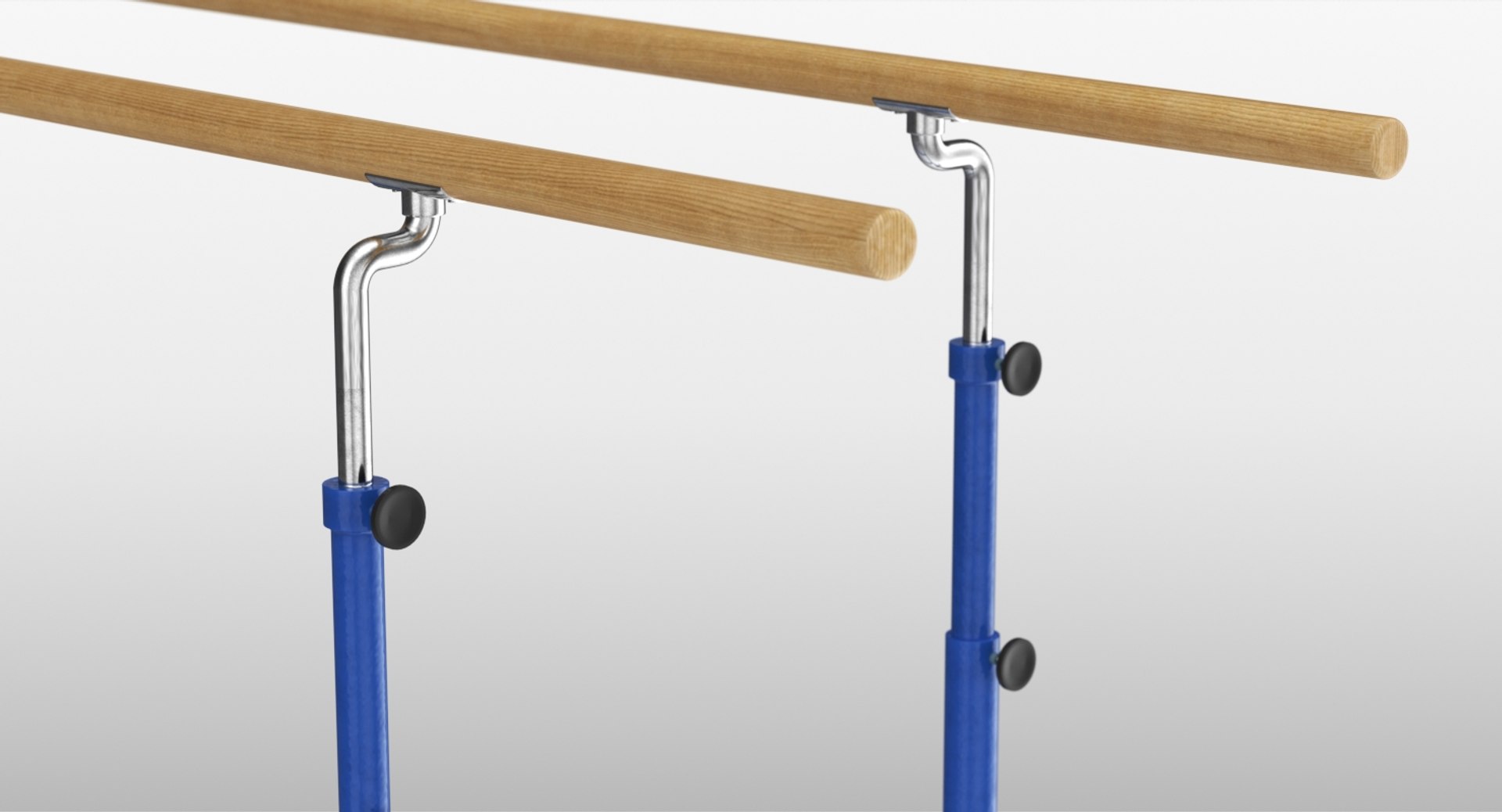 Realistic Parallel Bars Model - TurboSquid 1365980