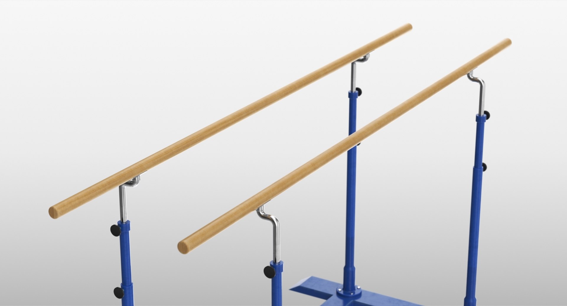 Realistic Parallel Bars Model TurboSquid 1365980   Gymparallelbars 02 