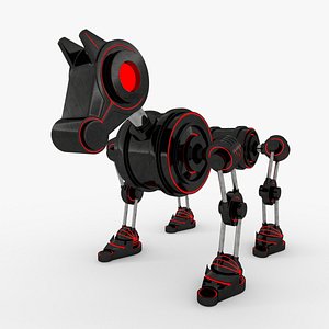 3D robot dog model