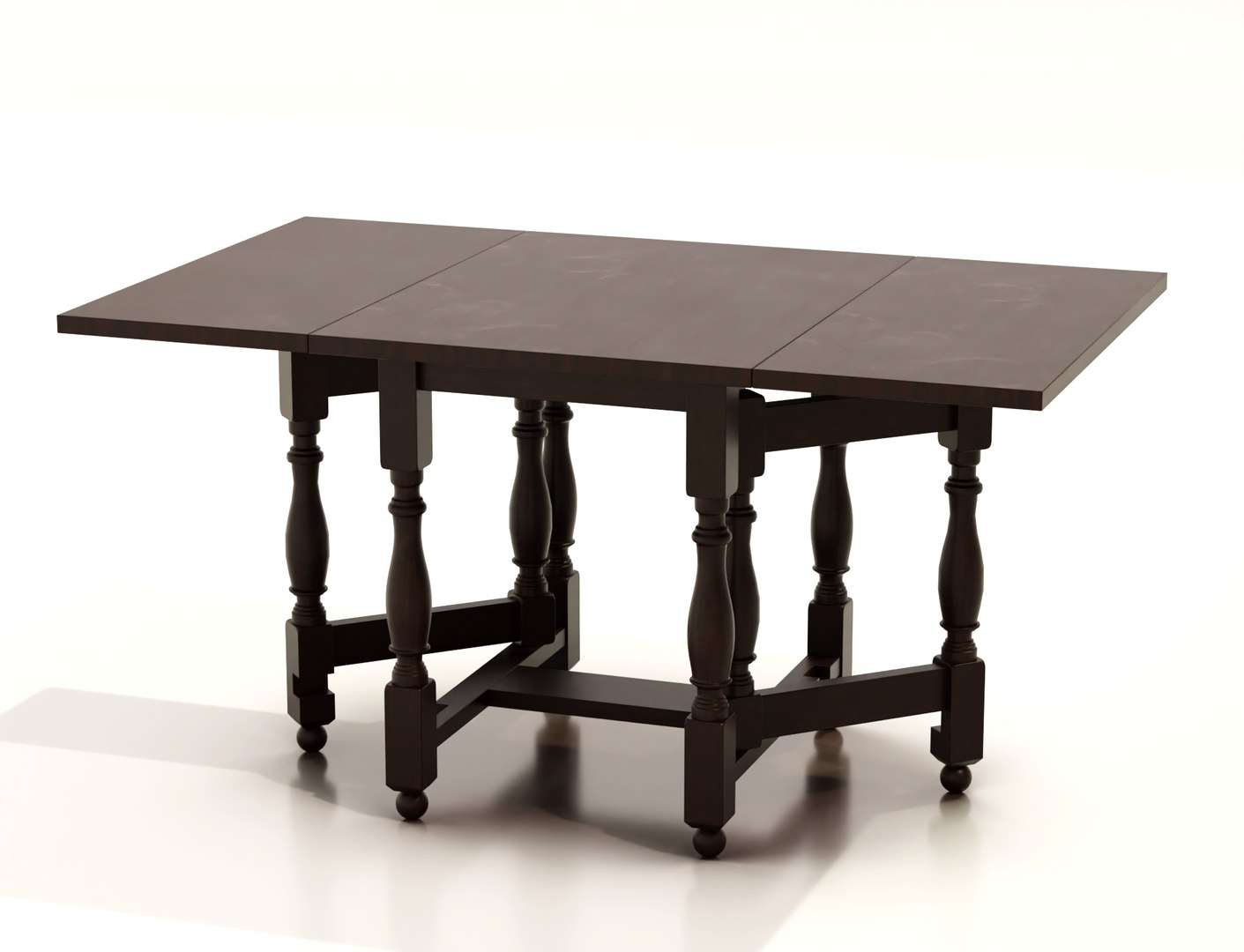 Low-Poly Japanese Traditional Wooden Folding Table Model - TurboSquid ...