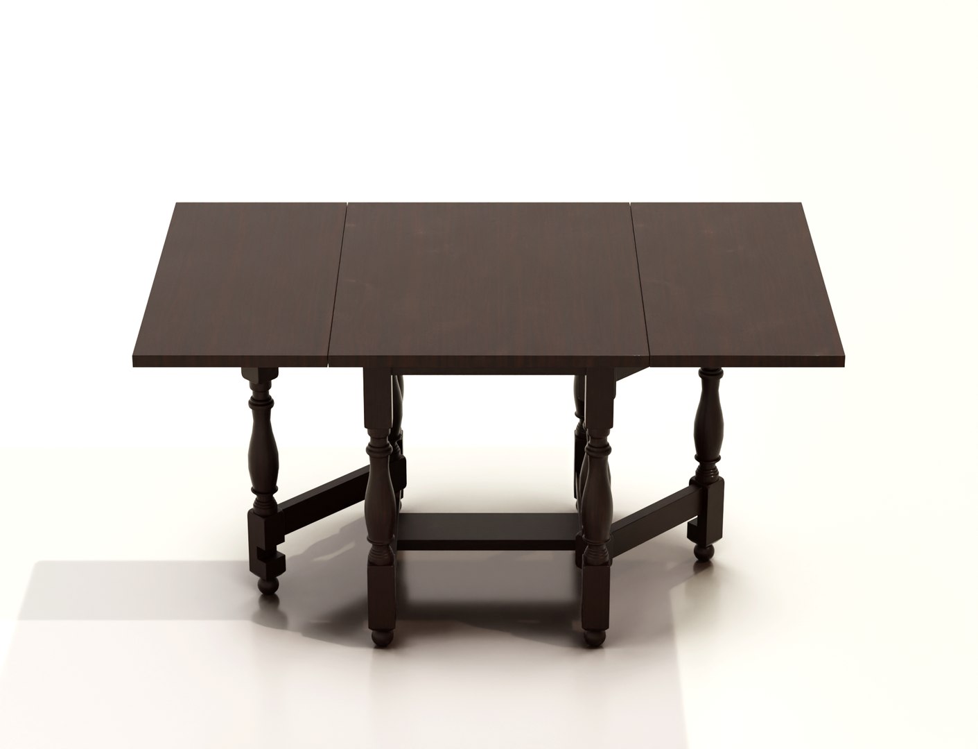 Low-Poly Japanese Traditional Wooden Folding Table Model - TurboSquid ...