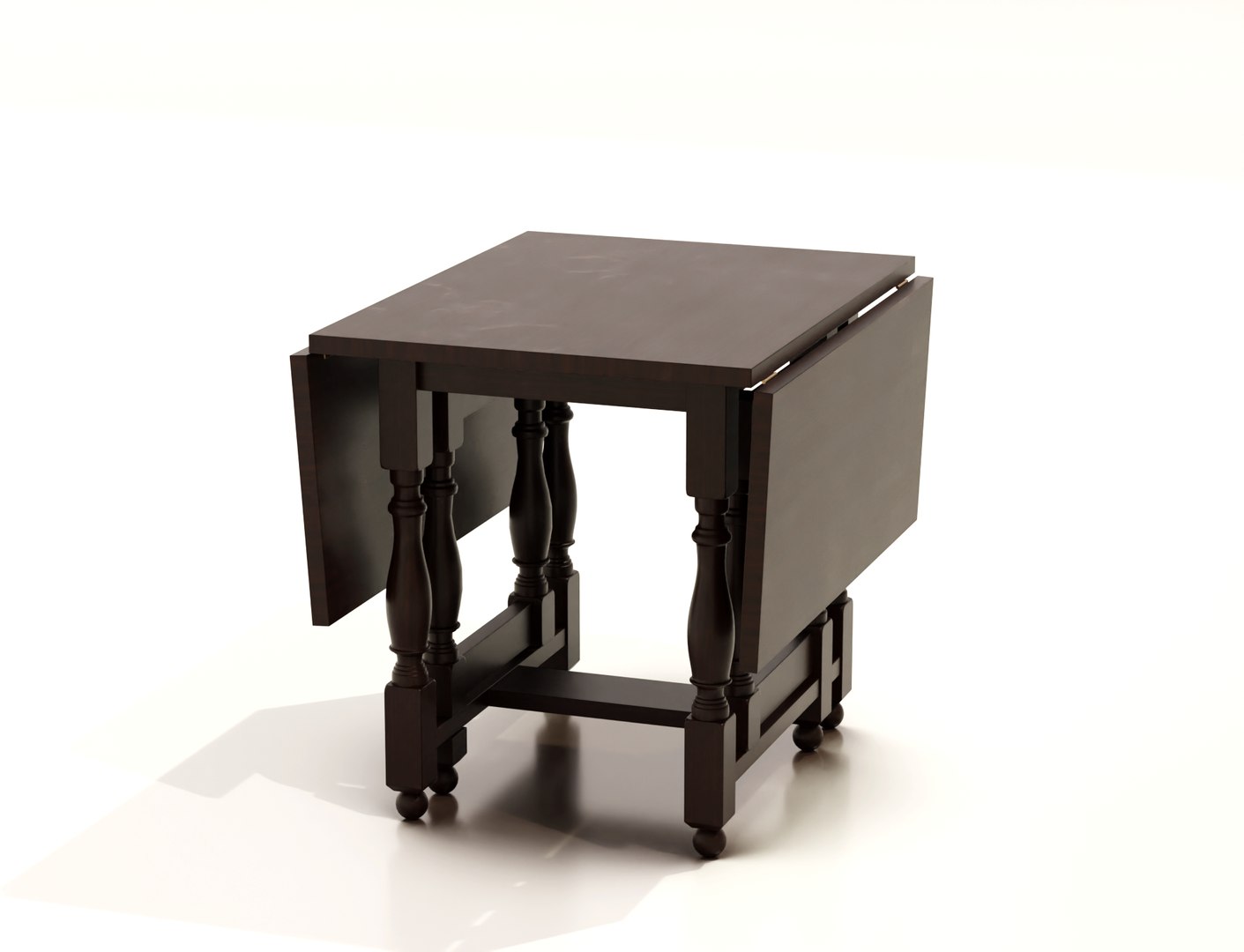 Low-Poly Japanese Traditional Wooden Folding Table Model - TurboSquid ...
