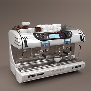 La spaziale Coffee Machine White 2 group