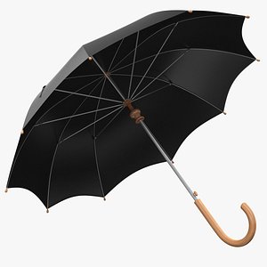 3D Small Umbrella Black model