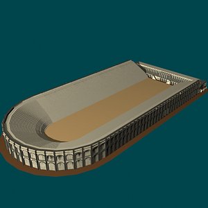 3D stade domitien des rome model
