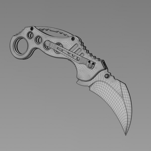 tac force karambit 3d model