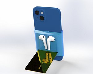 3D model Airpods Caddy  iPhone 13