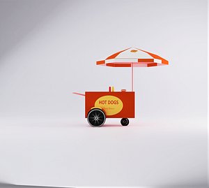 hot dog cart model