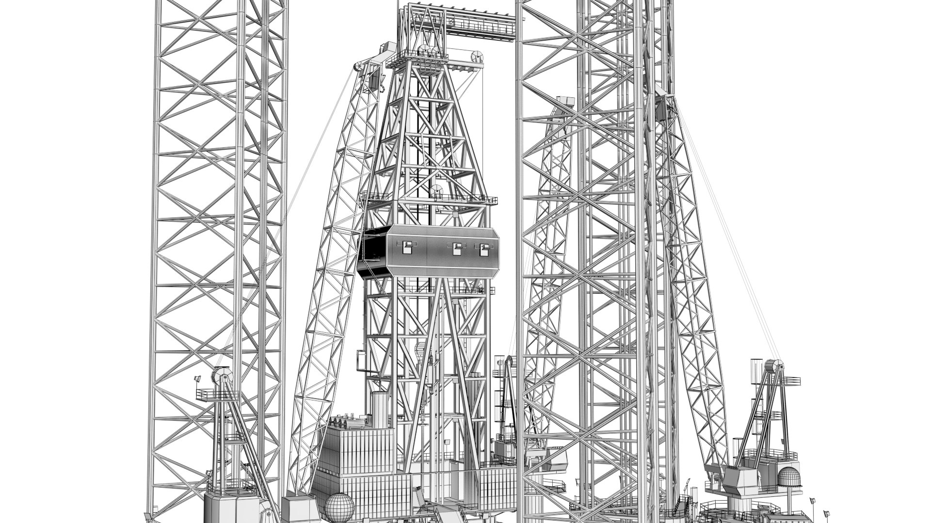 3D Platform Rig - TurboSquid 1429121