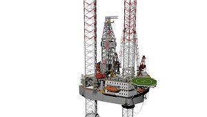 Jack up oil rig