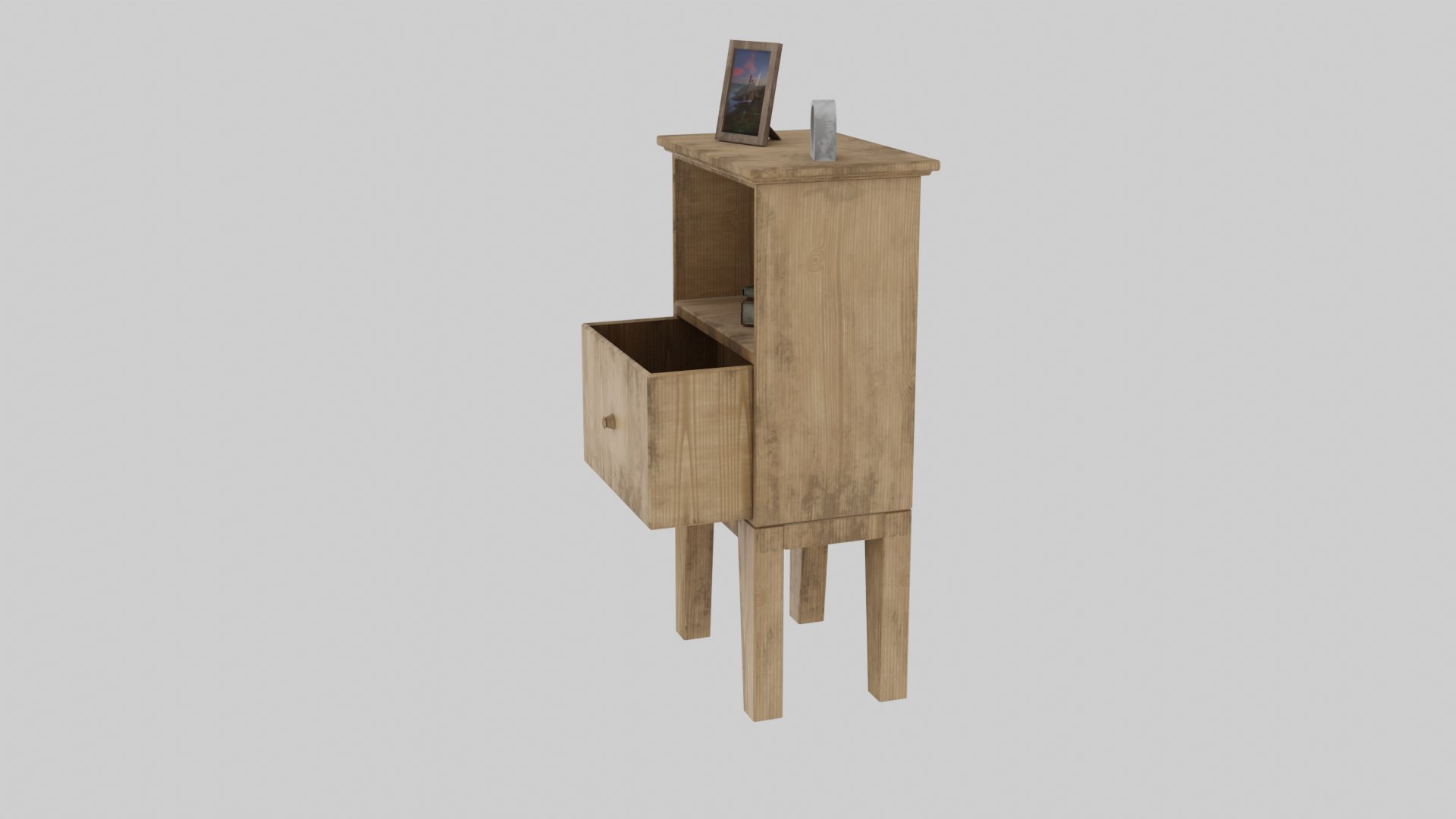 Low Poly Bedside Table model - TurboSquid 2012909