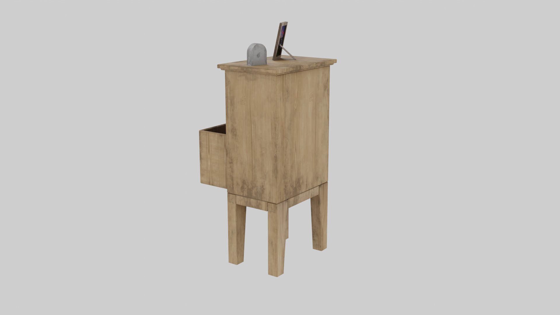 Low Poly Bedside Table model - TurboSquid 2012909